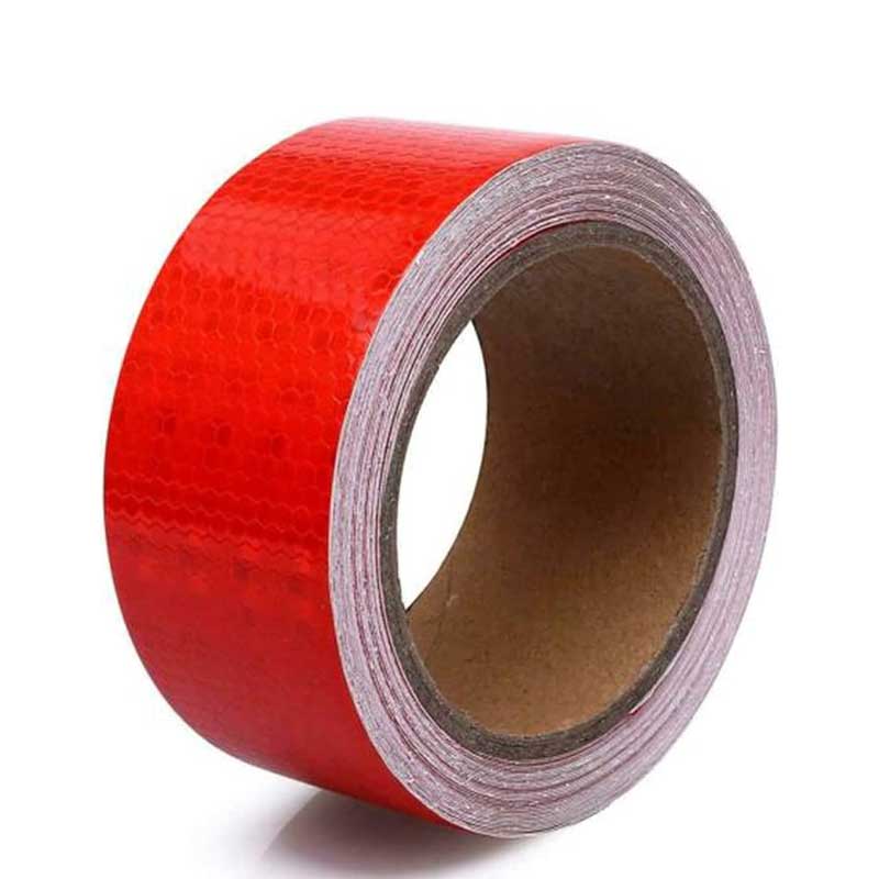 ROULEAUX RUBAN ADHÉSIF REFLECHISSANT 50MMX25M ROUGE ROULEAUX RUBAN ADHÉSIF REFLECHISSANT 50MMX25M ROUGE