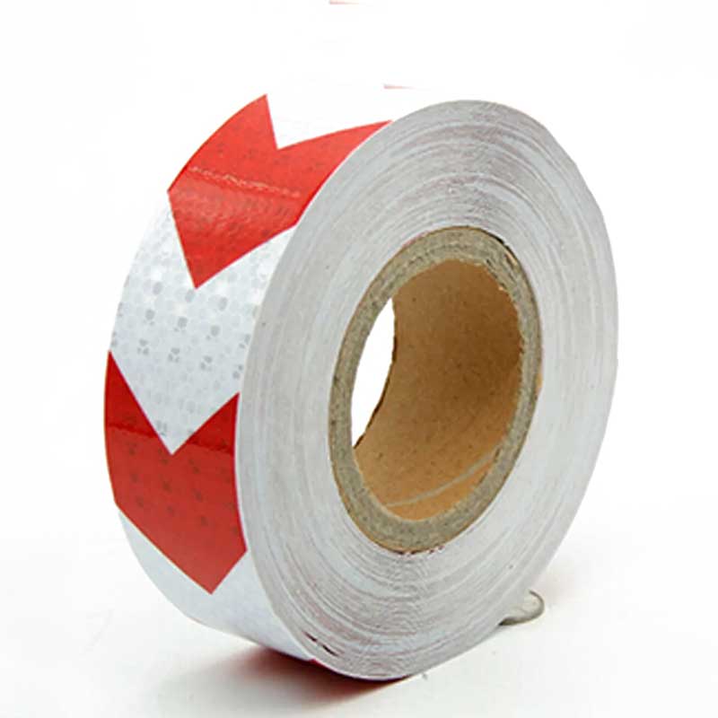 ROULEAUX RUBAN ADHÉSIF REFLECHISSANT 50MMX25M BLANC & ROUGE ROULEAUX RUBAN ADHÉSIF REFLECHISSANT 50MMX25M BLANC & ROUGE