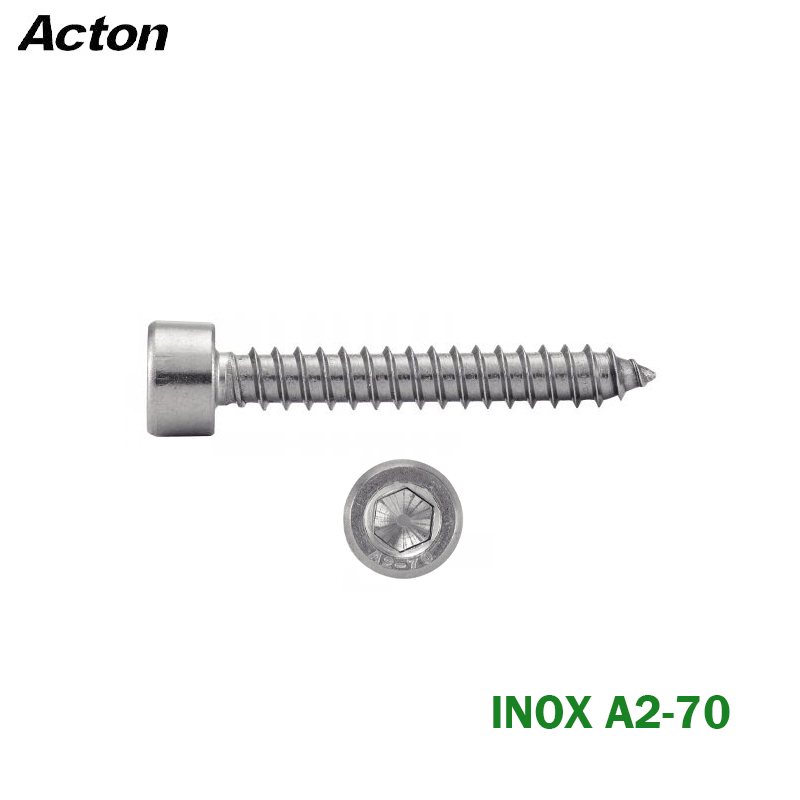 VIS PARKER TETE CHC ( BTR ) EN INOX A2-70 "304" VIS PARKER TETE CHC ( BTR ) EN INOX A2-70 "304"