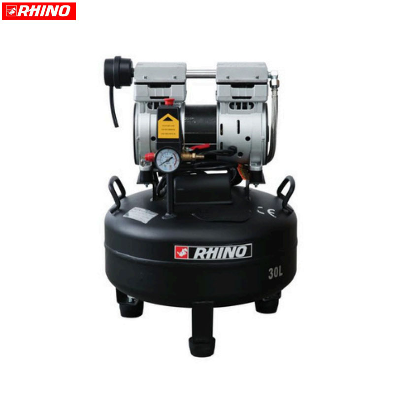 COMPRESSEUR SILENCIEUX SANS HUILE 30.0L 220V 750W RHINOCOMPRESSEUR SILENCIEUX SANS HUILE 30.0L 220V 750W RHINO COMPRESSEUR SILENCIEUX SANS HUILE 30.0L 220V 750W RHINO