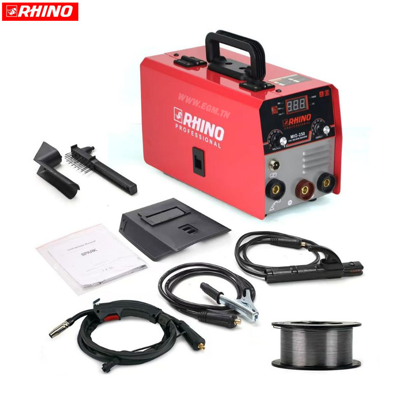 POSTE SOUDURE MIG SANS GAZ 250A RHINO POSTE SOUDURE MIG SANS GAZ 250A RHINO