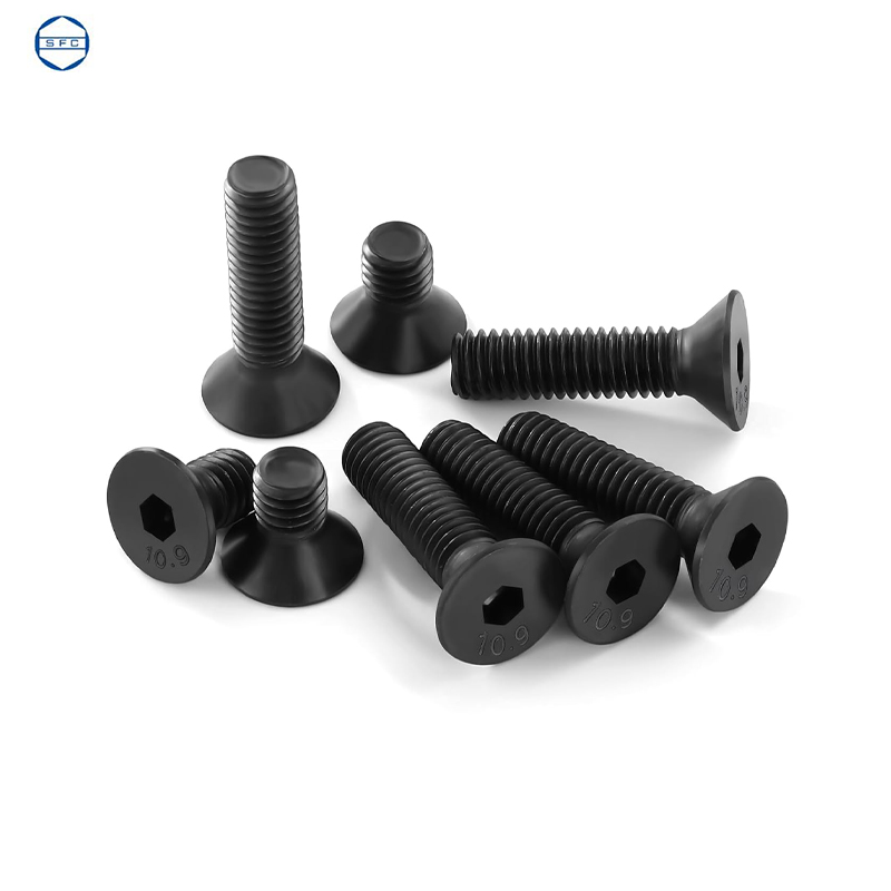 VIS A TETE FRAISEE CREUX EN ACIER 10.9 DIN 7991 VIS A TETE FRAISEE CREUX EN ACIER 10.9 DIN 7991