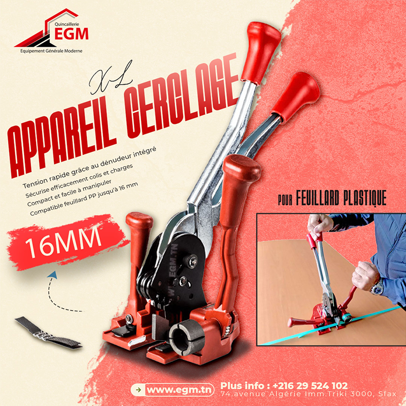 APPAREIL DE CERCLAGE XL/16MM APPAREIL DE CERCLAGE XL/16MM