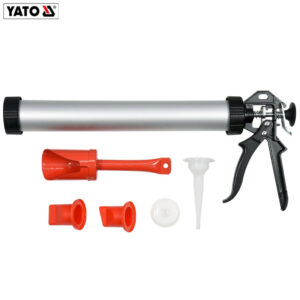 PISTOLET SILICONE EN TUBE ALUMINIUM D54MM LONG 380 MM AVEC ACC YATO