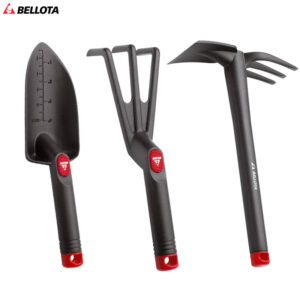 KIT DE JARDINAGE 3PCS PELLE/BINETTE/RATEAU EN FIBRE DE VERRE BELLOTA