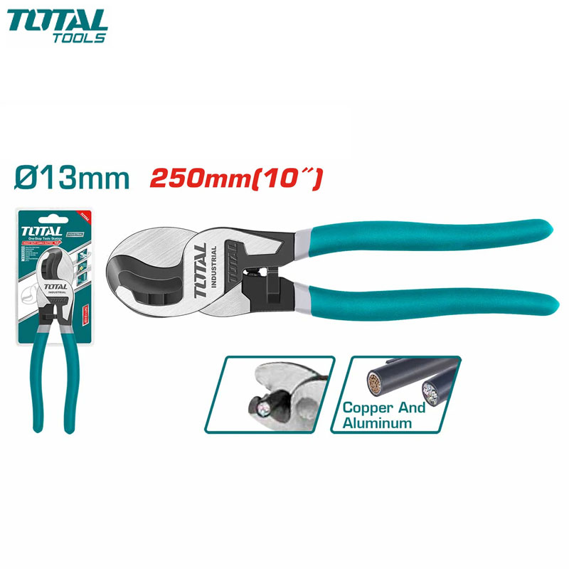 PINCE COUPE CABLE ELECTRIQUE CR-V 10"-250MM TOTAL PINCE COUPE CABLE ELECTRIQUE CR-V 10"-250MM TOTAL