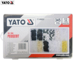 BOITE CLIPS DE FIXATION POUR VOITURE PEUGEOT 345PCS YATO