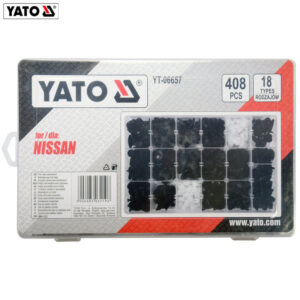 BOITE CLIPS DE FIXATION INTERIEUR POUR VOITURE NISSAN 408 PCS YATO