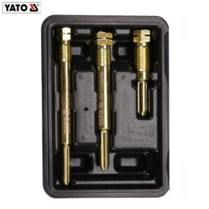 KIT DE 3 ALESOIRS DE NETTOYAGE DOUILLE BOUGIE M10X1-12X1.25-12X1.25 YATO