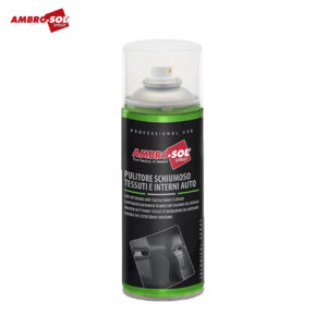 BOUTEILLE MOUSSE NETTOYANT TISSUS ET INTÉRIEURS DE VOITURE 400 ML