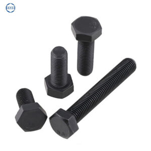 VIS A TETE HEXAGONALE EN ACIER ZINGUEE PAS FIN DIN 933