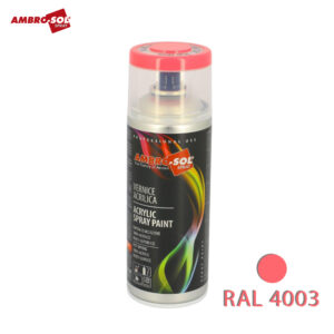 BOUTEILLE PEINTURE ACRYLIQUE ROSE ERICA 400 ML RAL 4003 AMBRO-SOL