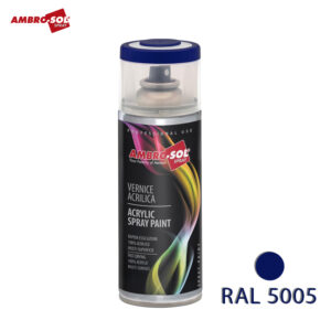 BOUTEILLE PEINTURE ACRYLIQUE BLEU 400 ML RAL 5005 AMBRO-SOL