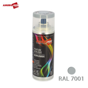 BOUTEILLE PEINTURE ACRYLIQUE GRIS 400 ML RAL7001 AMBRO-SOL