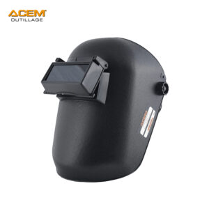 MASQUE CAGOULE DOUBLE EN PLASTIQUE NOIR MS-002 ACEM