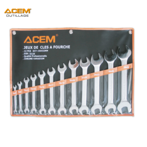 JEUX CLE A FOURCHE 6X7 A30X32 12PCS EN POCHETTE ACEM