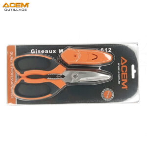 CISEAUX A LAME COURTE MULTI-USAGE INDUSTRIEL 812 ACEM