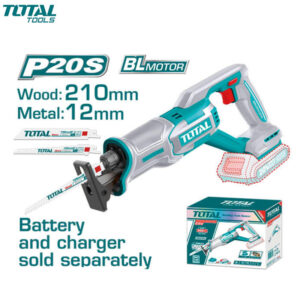 SCIE A SABRE CHARG P20S 20V 210MM SANS CHARGEUR ET BATTERIE TOTAL