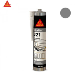 TUBE SILICONE COLLE-MASTIC MULTIUSAGES GRIS ACIER - SIKAFLEX 221