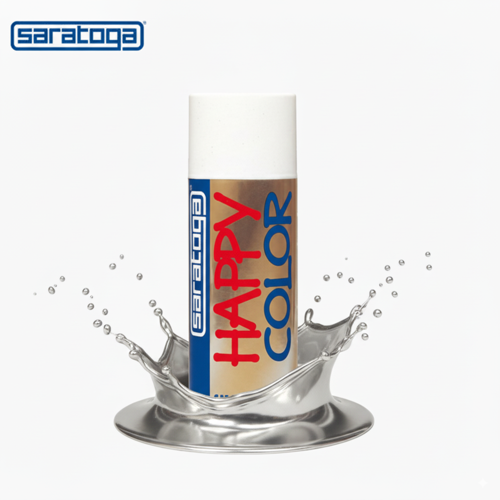 BOUTEILLE PEINTURE CHROME 400 ML 155.002 SARATOGA BOUTEILLE PEINTURE CHROME 400 ML 155.002 SARATOGA