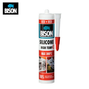 TUBE SILICONE JOINT HAUTE TEMPERATURE 300°C ROUGE 280ML - BISON