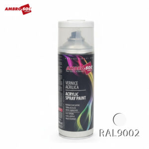 BOUTEILLE PEINTURE ACRYLIQUE BLANC GRIS 400 ML RAL 9002 AMBRO-SOL