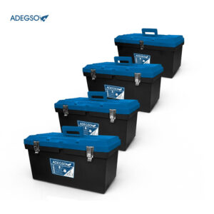 BOITE A OUTIL PLASTIQUE 4PCS 12"/14"/17"/19" ADEGSO