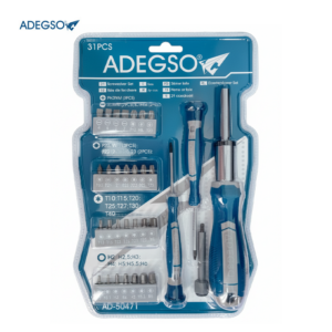 JX EMBOUT DE T VICE 31PCS AVEC MANCHE A CLIQUET ADEGSO