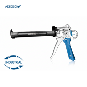 PISTOLET SILICONE PROF EN METAL NOIR AD-10227 ADEGSO