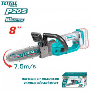 TRANCONEUSE A CHAINE MINI SANS FIL 8"-200MM 20V SANS CHARGEUR SANS BATTERIE TOTAL