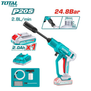 NETTOYEUR HAUTE PRESSION CHARG 20V AVEC 1 BATTERIE 2.0AhTOTAL