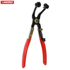 PINCE POUR COLLIER A OREILLES COUDE 220MM RHINO