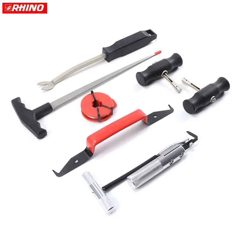 KIT DE DEMONTAGE DE PARE-BRISE DE VOITURE 7PCS RHINO KIT DE DEMONTAGE DE PARE-BRISE DE VOITURE 7PCS RHINO