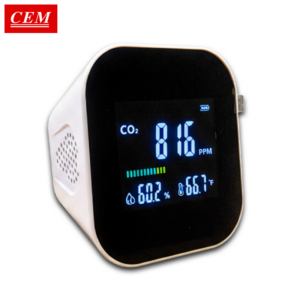 DETECTEUR DE CO2 POUR LA QUALITE DE L'AIR INTERIEUR LA TEMPERATURE ET HUMIDITE CEM