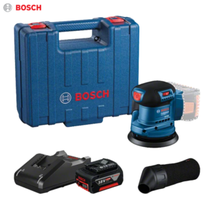 PONCEUSE EXCENTRIQUE GEX185-LI AVEC CHARGEUR ET 1 BATTERIE 4.0AH BOSCH