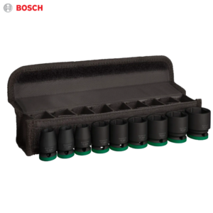 COFFRE CLE DOUIL IMPACT SERIE LONG 9PCS 1/2" 10/11/13/17/19/21/22/24/27 BOSCH