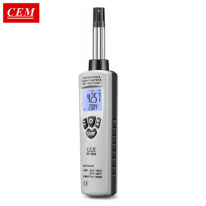 THERMO-HYGROMETRE UNIVERSEL 2EN1 AVEC TEMPERATURE DE BULBE HUMIDE & POINT DE ROSEE CEM