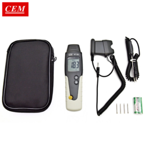 TESTEUR D'HUMIDITE DE TEMPERATURE ET D'HYGROMETRIE DE BOIS CEM