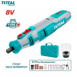 MEULE DROITE RECHARGABLE 8.0V MULTIFONCTION TOTAL